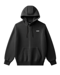 The Vans Left Chest Zip Hoodie in Black | Available at Anns Cottage