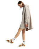 Fleece Dress in Mushroom