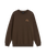 Stomper Loose Fit Sweatshirt in Coal Brown