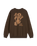 Stomper Loose Fit Sweatshirt in Coal Brown