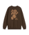 Stomper Loose Fit Sweatshirt in Coal Brown