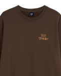 Stomper Loose Fit Sweatshirt in Coal Brown