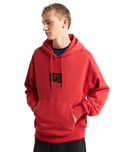 EMEA Stretch Logo Hoodie in Crimson Haze