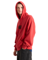 EMEA Stretch Logo Hoodie in Crimson Haze