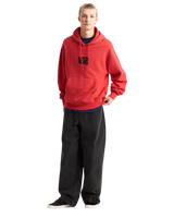 EMEA Stretch Logo Hoodie in Crimson Haze
