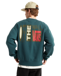 EMEA Stretch Stack Crackle Sweatshirt in Mystic Moss