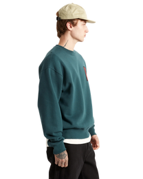 EMEA Stretch Stack Crackle Sweatshirt in Mystic Moss