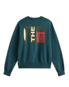 EMEA Stretch Stack Crackle Sweatshirt in Mystic Moss