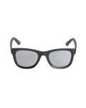 Spicoli Sunglasses in Matte Black & Silver Mirror