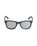 Spicoli Sunglasses in Matte Black & Silver Mirror