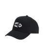 Oval Blaster Snapback Cap in Black