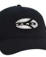 Oval Blaster Snapback Cap in Black