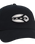 Oval Blaster Snapback Cap in Black