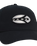 Oval Blaster Snapback Cap in Black