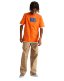 Boys Stretch Logo T-Shirt in Flame