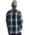 LX Indigo Plaid Shirt in Mossy Olive