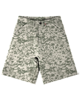 The Vans Mens LX Check-5 Baggy Canvas Walkshorts in Digi Camo