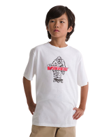 Boys Big Push T-Shirt in White