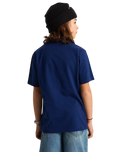 Boys Retro Speed T-Shirt in Deep Indigo
