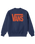 The Vans Boys Boys Stretch Logo Sweatshirt in Deep Indigo & Flame