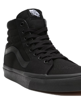 The Vans Mens SK8-Hi Shoes in Black