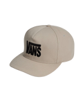 Stretch Logo Snapback Cap in Oatmeal
