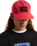 Stretch Logo Cap in Crimson Haze