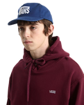 Stretch Logo Cap in Deep Indigo