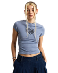 Barbed Heart T-Shirt in Glacial Slate