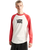 Core Raglan Long Sleeve T-Shirt in Crimson Haze