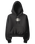 The Vans Womens Oval Logo Retro Hoodie in Black