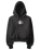 The Vans Womens Oval Logo Retro Hoodie in Black
