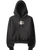 The Vans Womens Oval Logo Retro Hoodie in Black