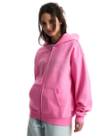 Y2K Star Zip Hoodie in Pink Fizz