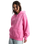 Y2K Star Zip Hoodie in Pink Fizz