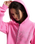 Y2K Star Zip Hoodie in Pink Fizz