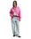 Y2K Star Zip Hoodie in Pink Fizz