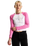 Y2K Star Raglan Long Sleeve T-Shirt in Pink Fizz