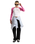 Y2K Star Raglan Long Sleeve T-Shirt in Pink Fizz