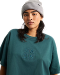 Ellipse Relax Crop T-Shirt in Mystic Moss