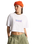 Y2K Boho Relax Crop T-Shirt in White