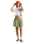 Y2K Boho Relax Crop T-Shirt in White
