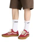 Old Skool Shoes in Red & Gum