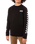 Boys Exposition Check Sweatshirt in Black