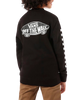 Boys Exposition Check Sweatshirt in Black