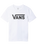 The Vans Womens Flying V T-Shirt in White & Black