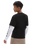 The Vans Boys Long Check Twofer Boys T-Shirt in Black