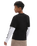 The Vans Boys Long Check Twofer Boys T-Shirt in Black