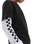 The Vans Boys Long Check Twofer Boys T-Shirt in Black