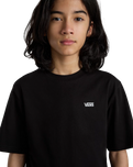 Left Chest Boys T-Shirt in Black